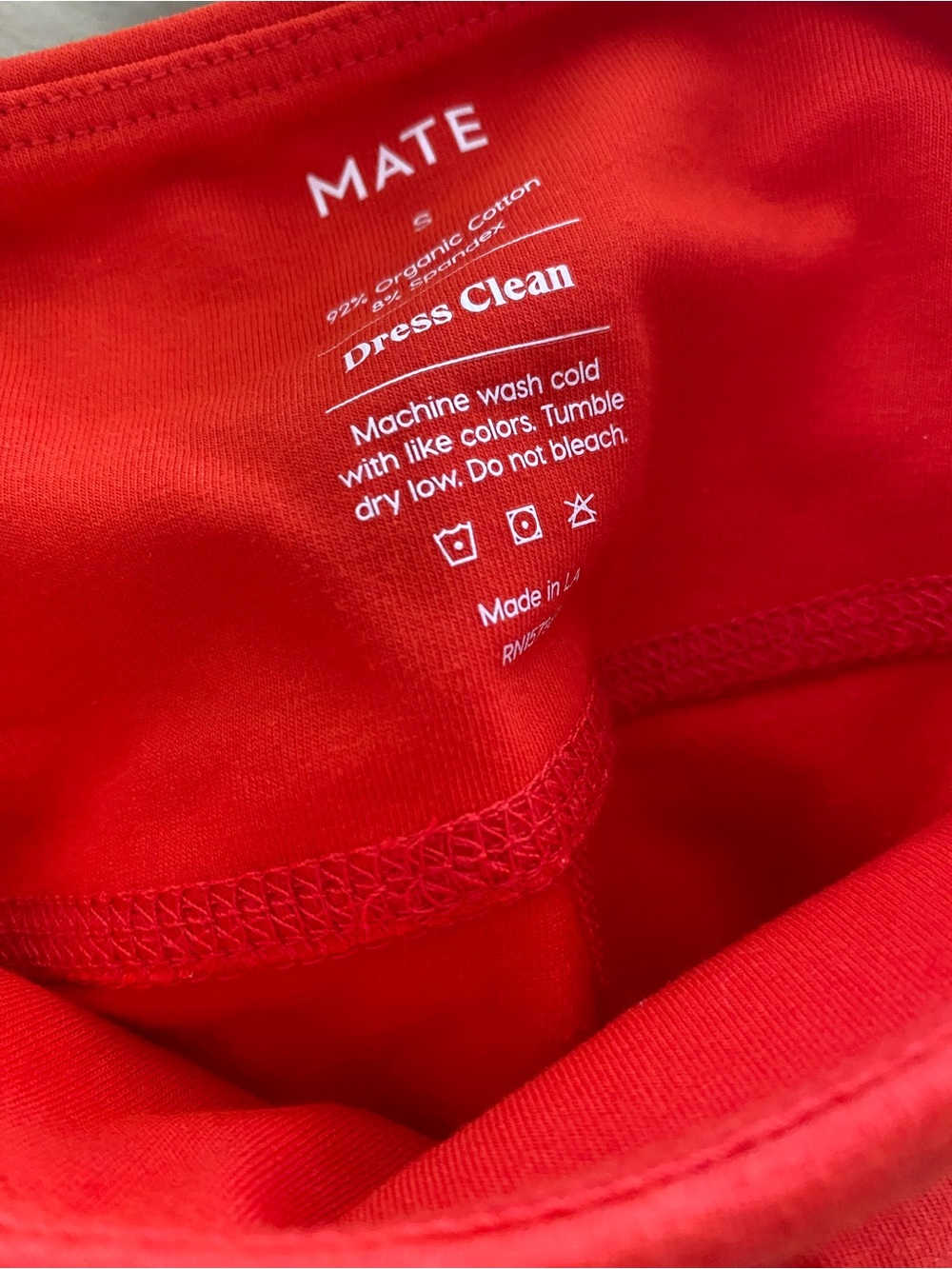 MATE the Label Bright Red Women ' High-Waist Leggings - Picture 4 of 4